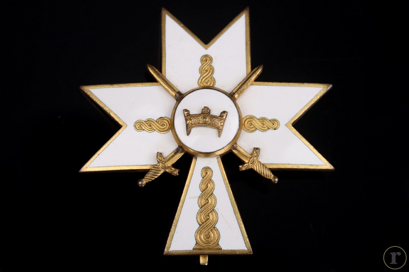 #71-1261 – Croatia – Order of the Crown of King Zvonimir Cross 2nd Class with Swords