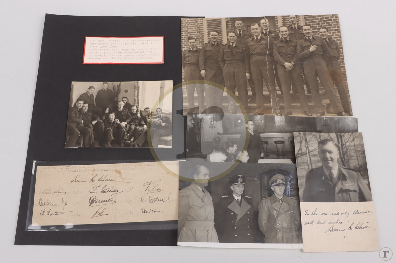 #70-0051 – Photos of the imprisonment of Dönitz, von Friedeburg and Jodl – 1945