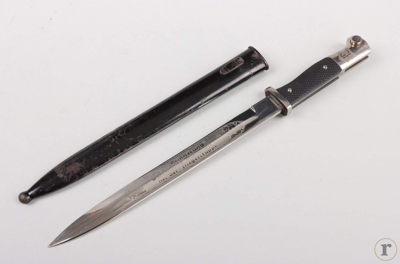 #71-1039 – Luftwaffe etched dress bayonet KS 98 – Anton Schweyer München