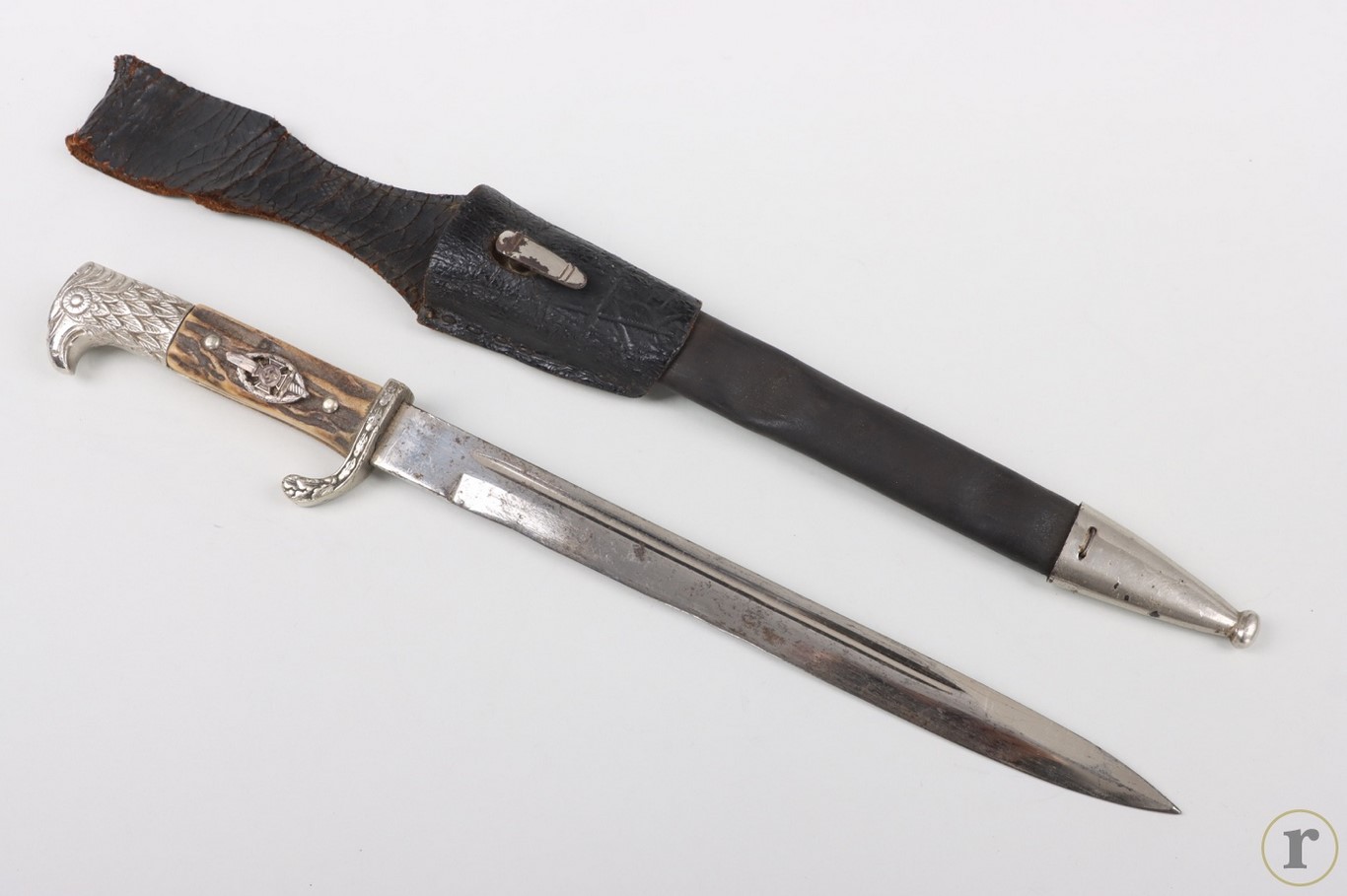 #71-1048 – Police/NSKOV dress bayonet with frog – Eickhorn