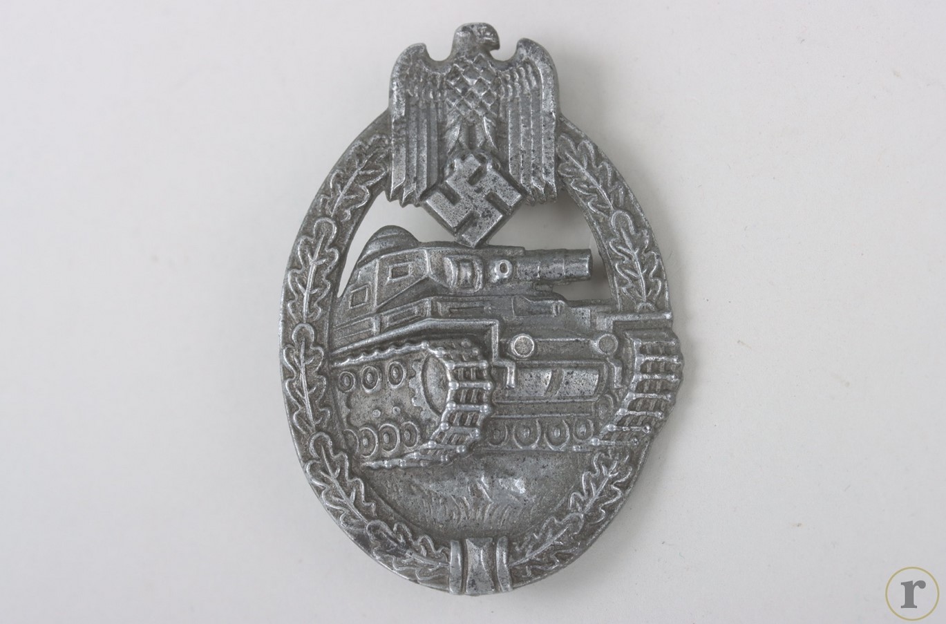 #71-0207 – Tank Assault Badge in Silver ‘Wiedmann’