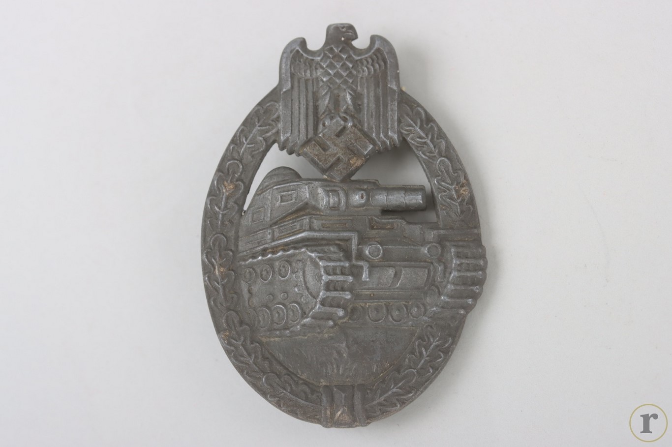 #71-0222 – Tank Assault Badge in Silver ‘RRS’