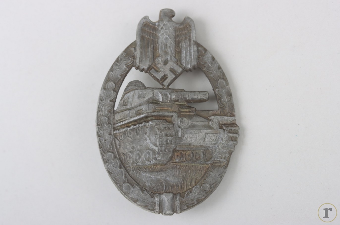 #71-0223 – Tank Assault Badge in Bronze ‘K.Wurster’