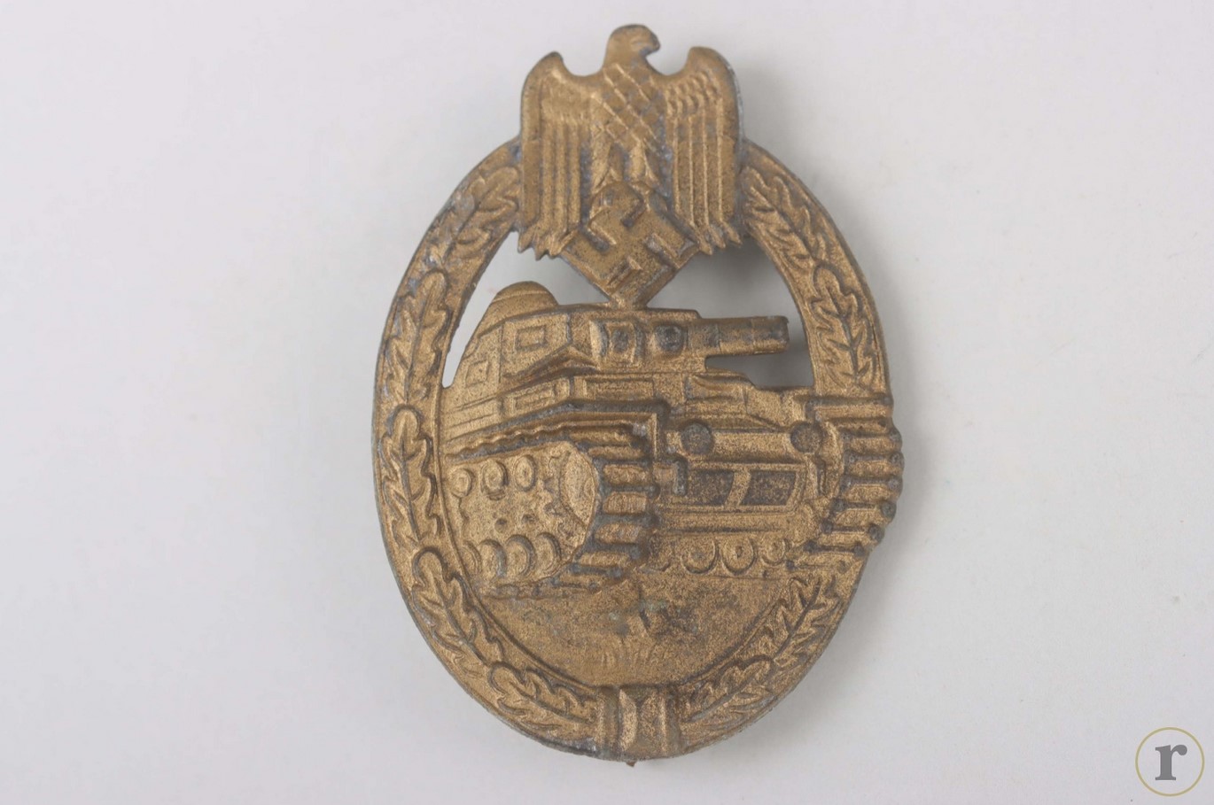 #71-0234 – Tank Assault Badge in Bronze ‘F&R’