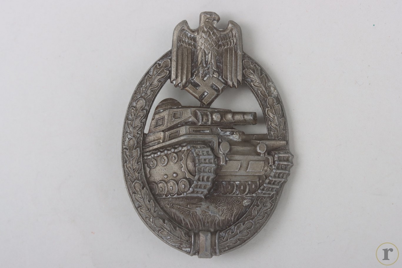 #71-0241 – Tank Assault Badge in Bronze ‘H. Aurich’