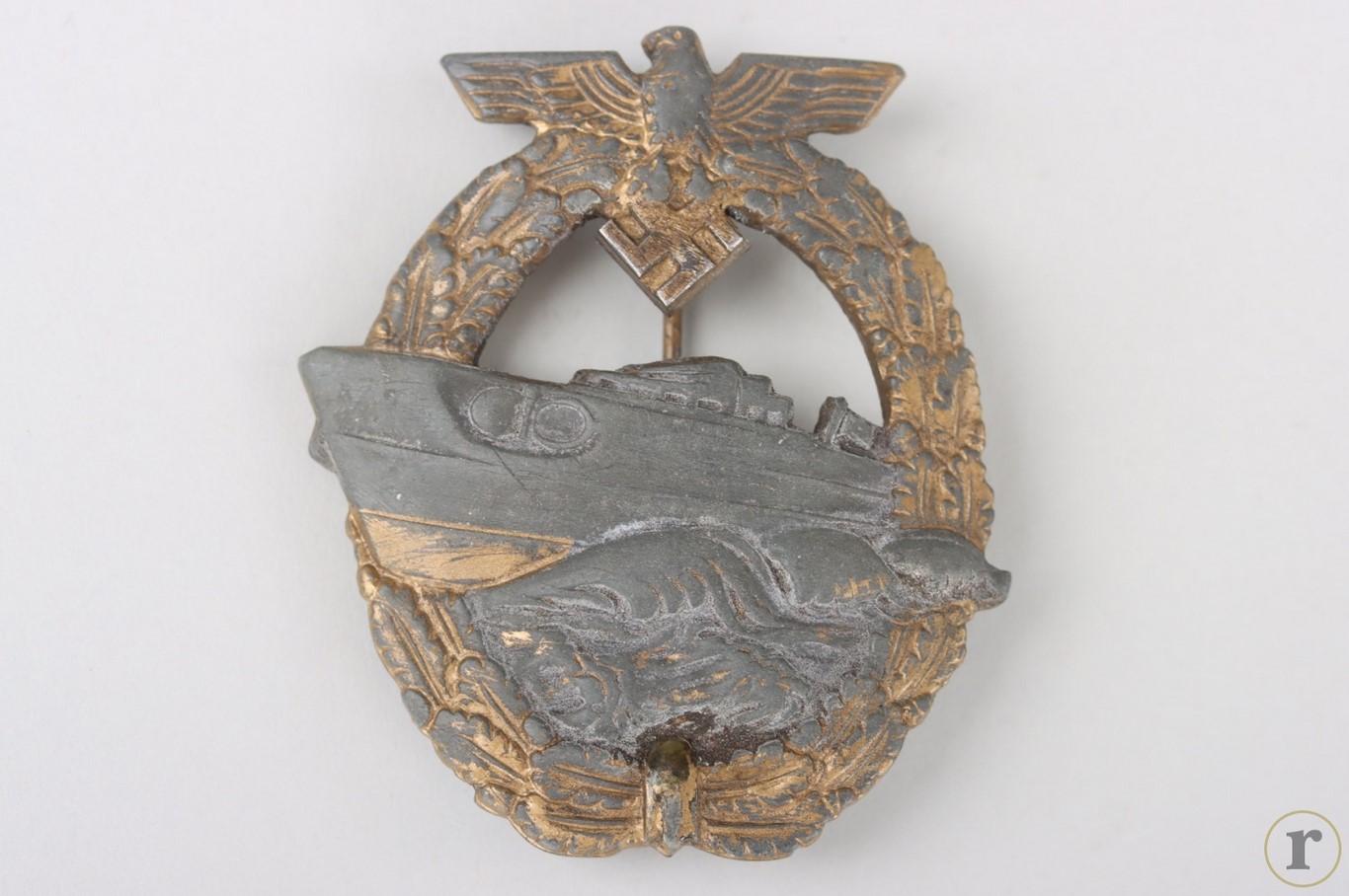 #71-0272 – Restored E-Boat War Badge 2nd pattern – RS