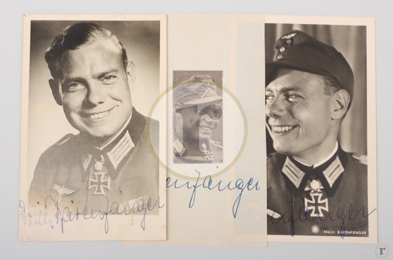 #70-0008 – Bärenfänger, Erich – 3 autographs