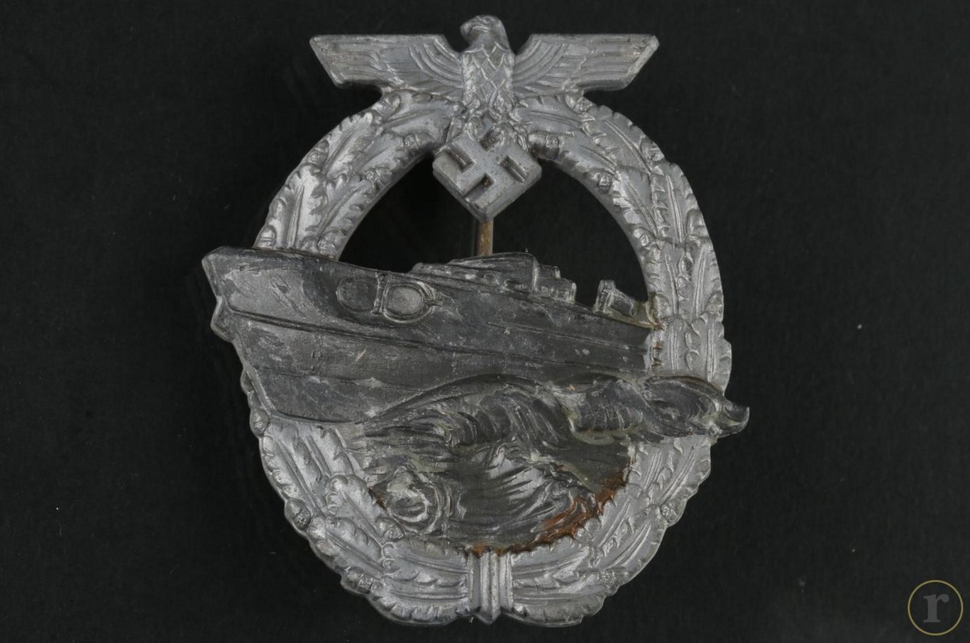 #0306 – E-Boat War Badge 2nd pattern – R.S.