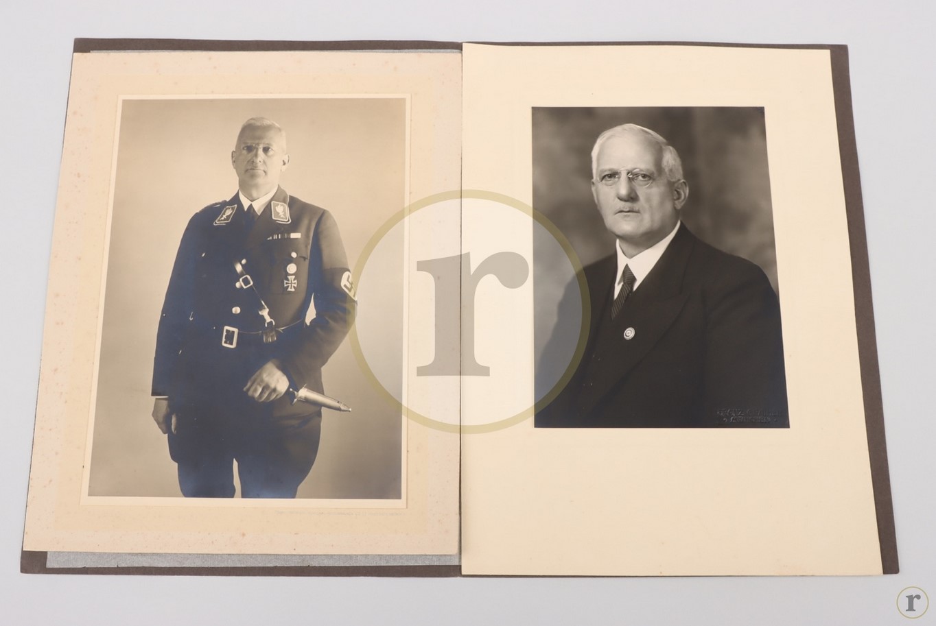 #70-0117 – Haselmayr, Friedrich – two portrait photos (Blood Order recipient)