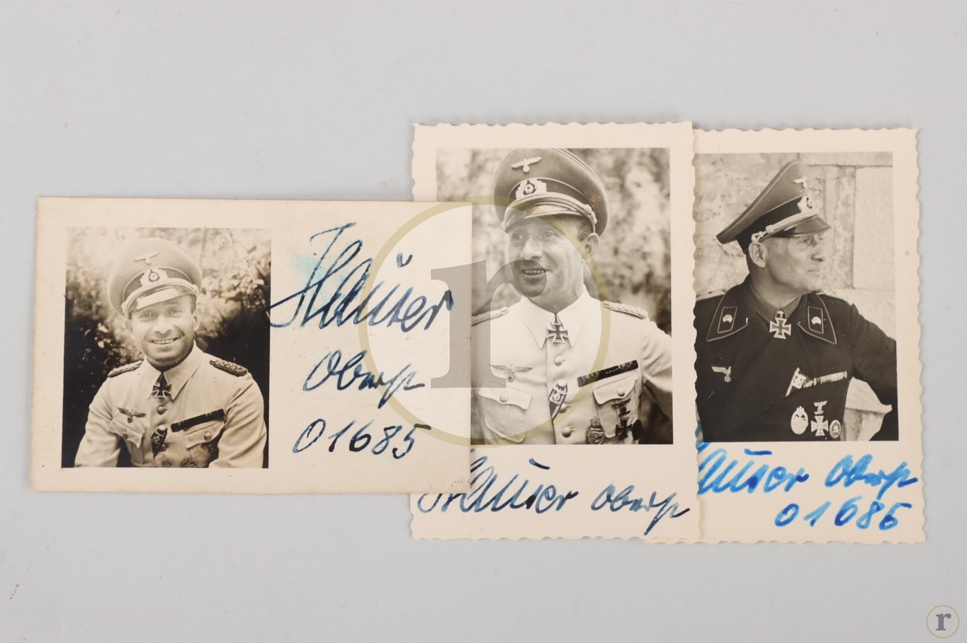 #70-0119 – Hauser, Eduard – 3 photos with autographs