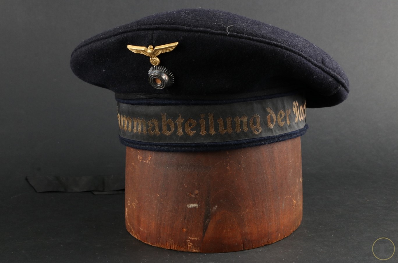 #0018 – Kriegsmarine sailor’s cap – 1.Schiffstammabteilung der Nordsee. 1.