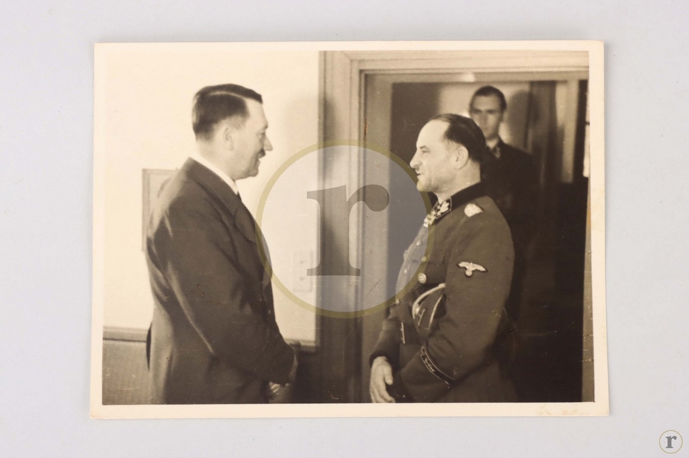 #70-0044 – Dietrich, Josef – photograph Hitler awarding the Oak Leaves