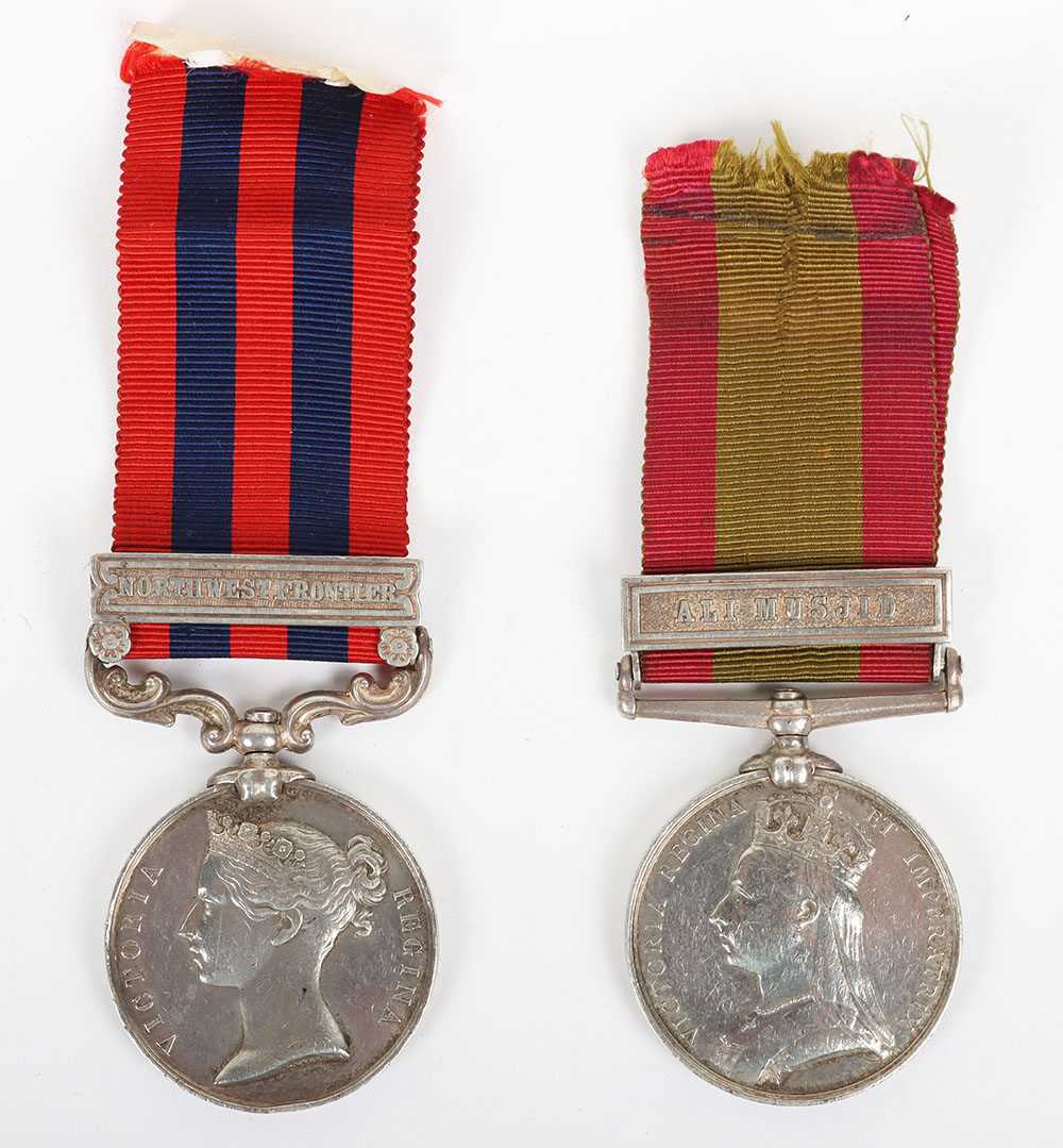 #13 – Victorian Afghanistan & India Campaign Medal Pair to the Rifle Brigade