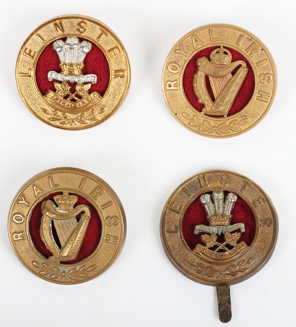 #153 – Irish Regiment Helmet Plate Centres & Pagri Badge