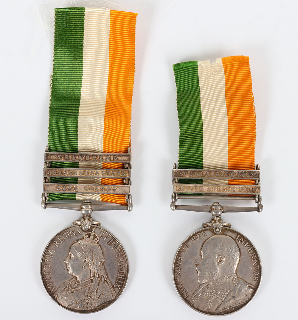 #21 – Boer War Medal Pair to the Railway Pioneer Regiment