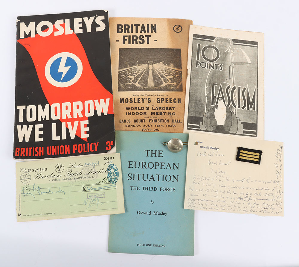 #228 – Oswald Mosley British Union of Fascists (B.U.F) Grouping