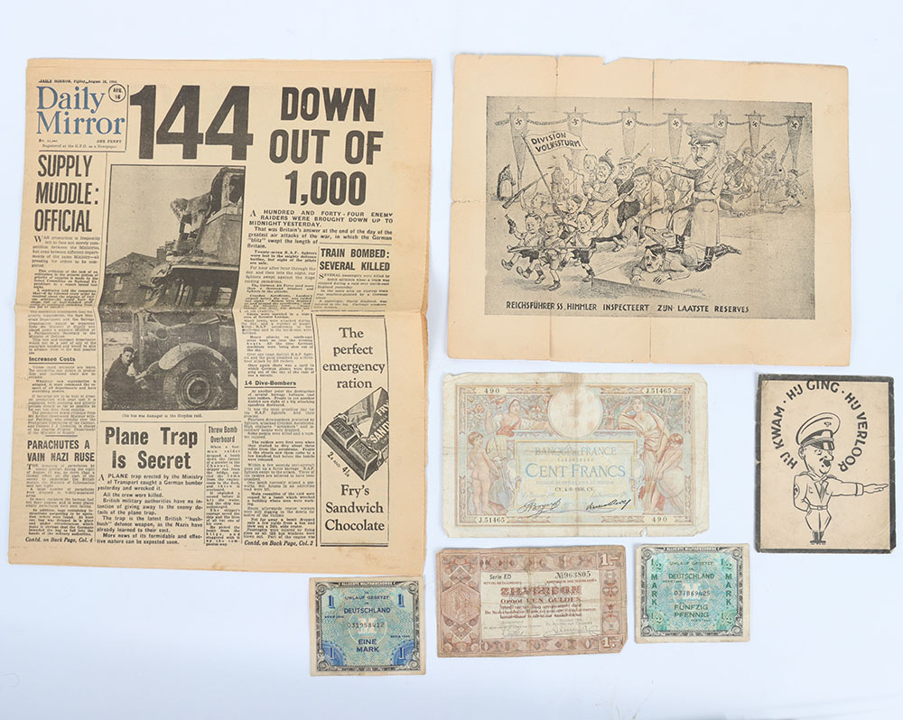 #235 – WW2 Propaganda Paperwork Grouping