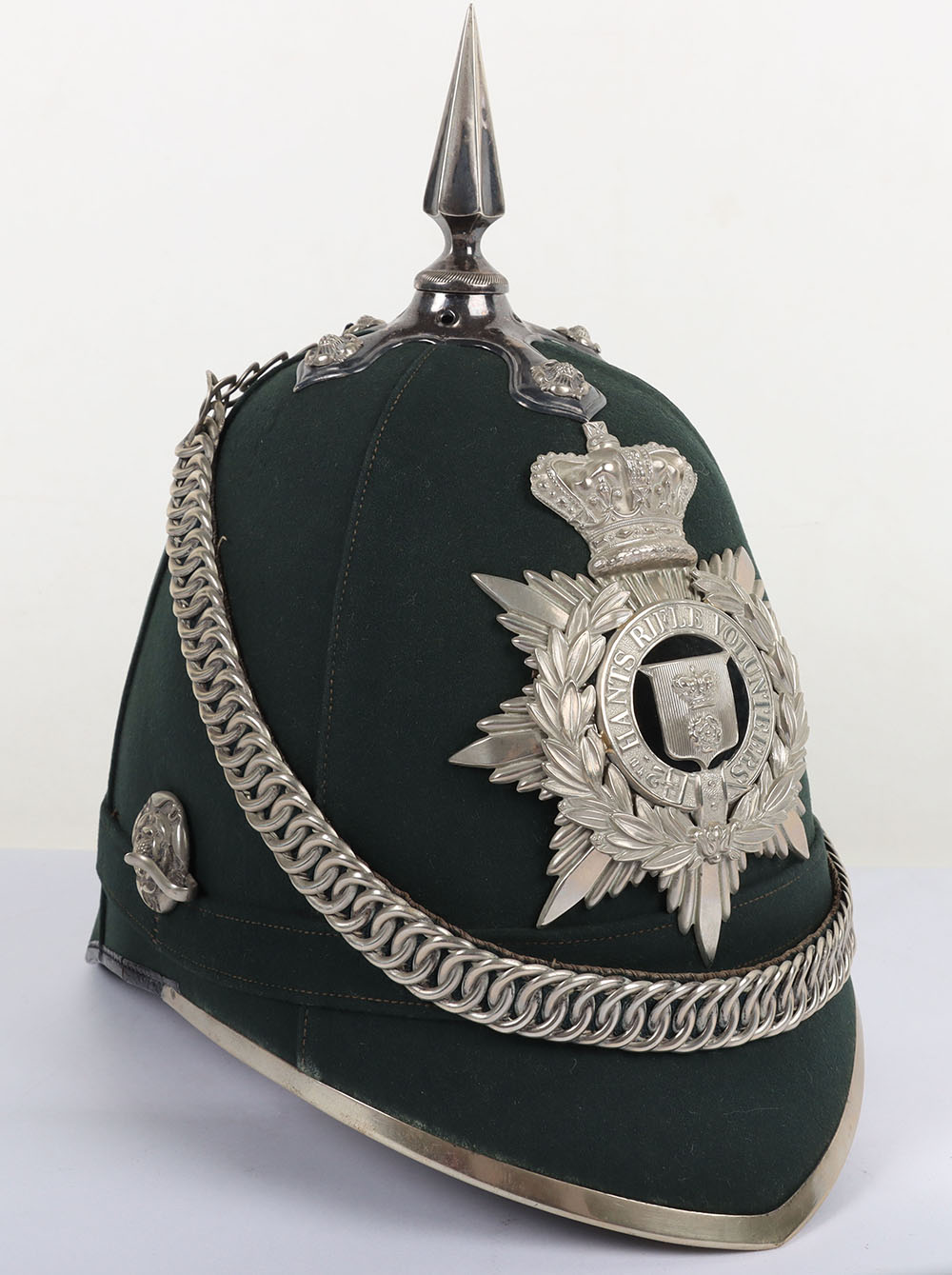 #247 – Victorian 2nd Hants Rifle Volunteers Officers Home Service Helmet