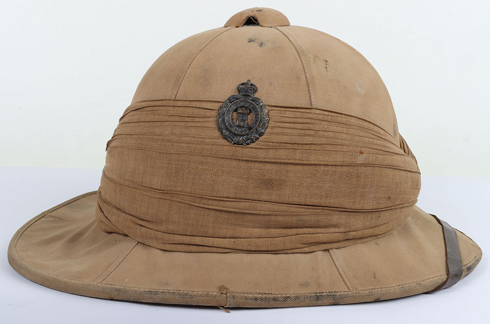 #264 – Great War 1917 Isle of Wight Rifles Other Ranks Foreign Service Helmet