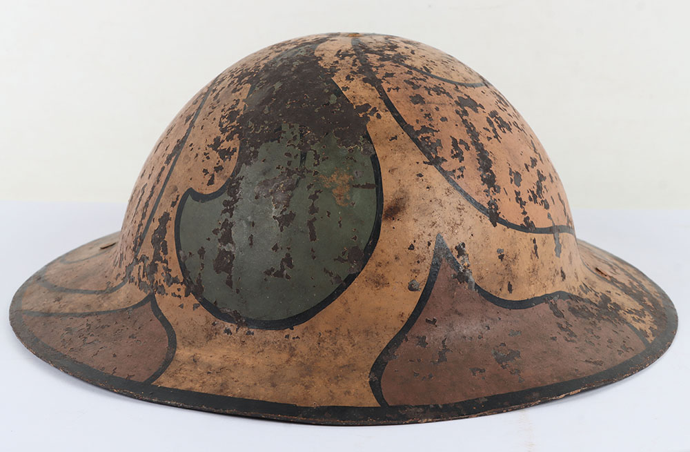 #271 – WW1 American Camouflaged Steel Helmet Shell