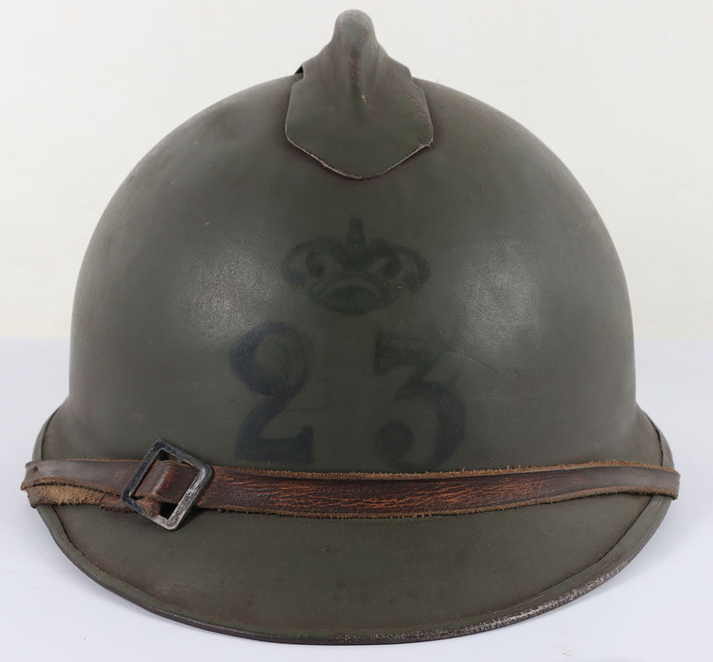 #278 – WW1 Italian Adrian Pattern Steel Combat Helmet