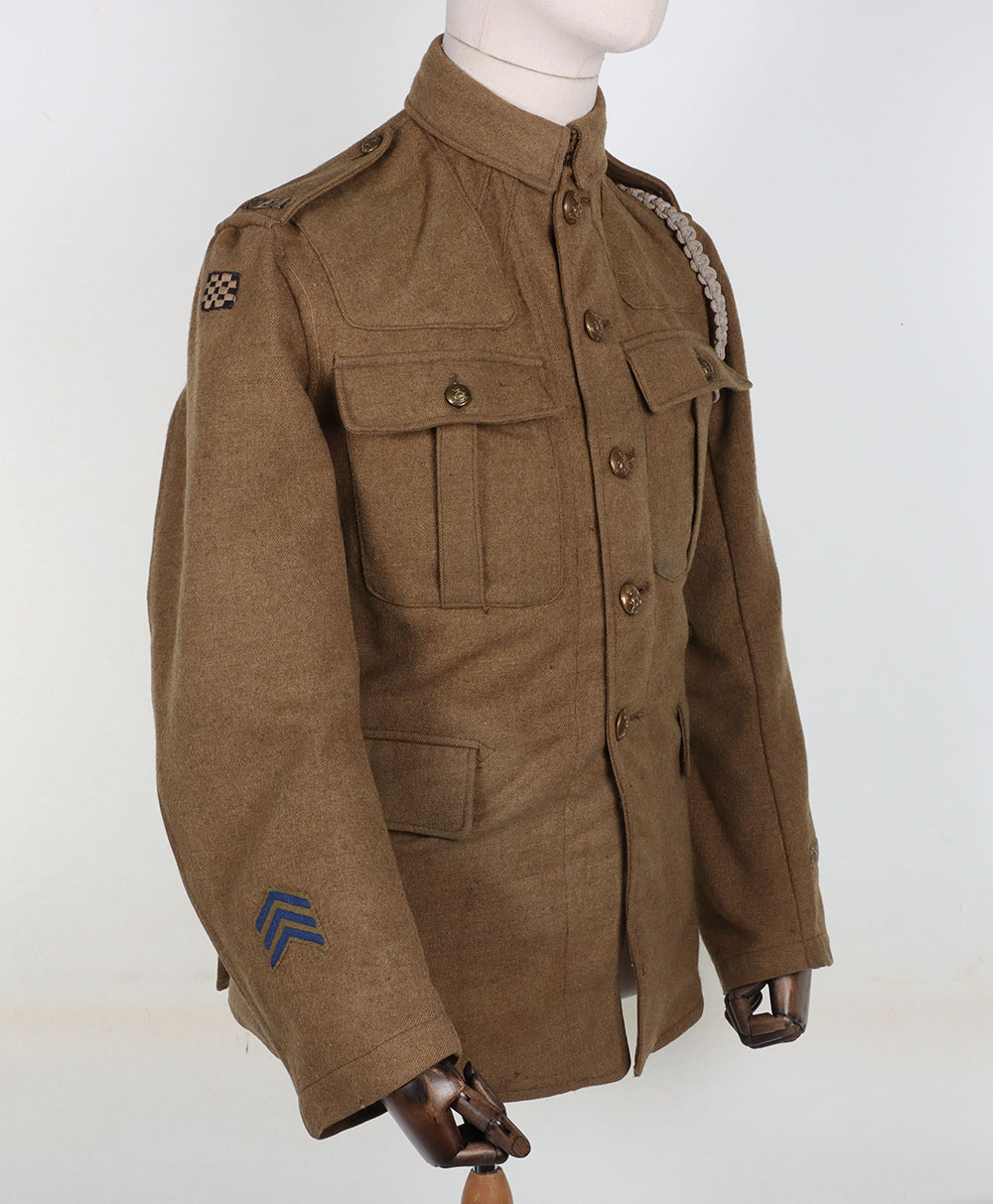 #312 – WW1 British 02 Pattern Other Ranks Service Dress Tunic of the Royal Field Artillery 34th Division