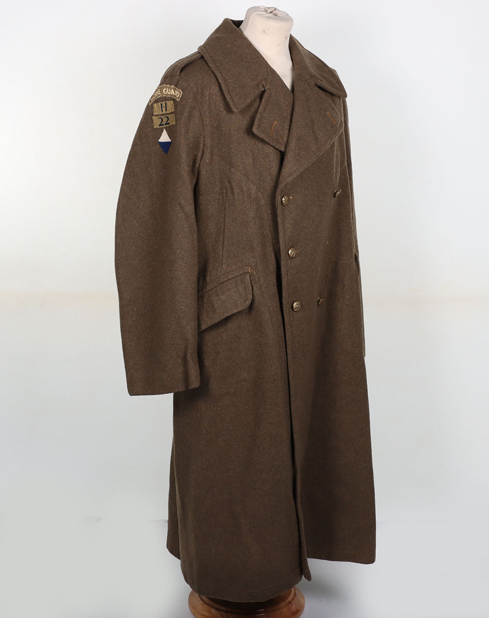 #322 – WW2 32nd G.P.O (Bournemouth) 22nd Battalion Hampshire Home Guard Greatcoat