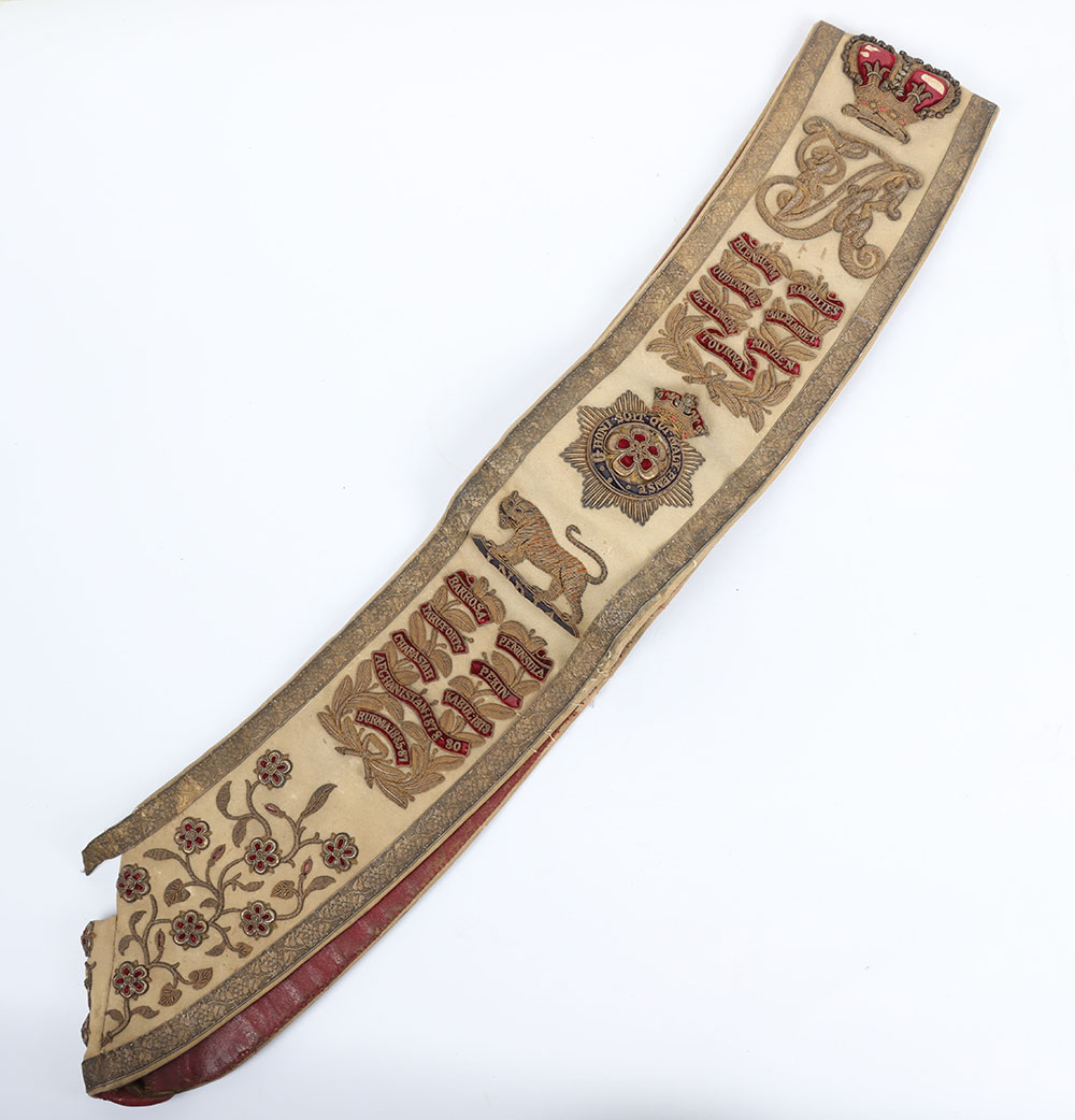 #334 – Victorian Hampshire Regiment Drum Majors Sash