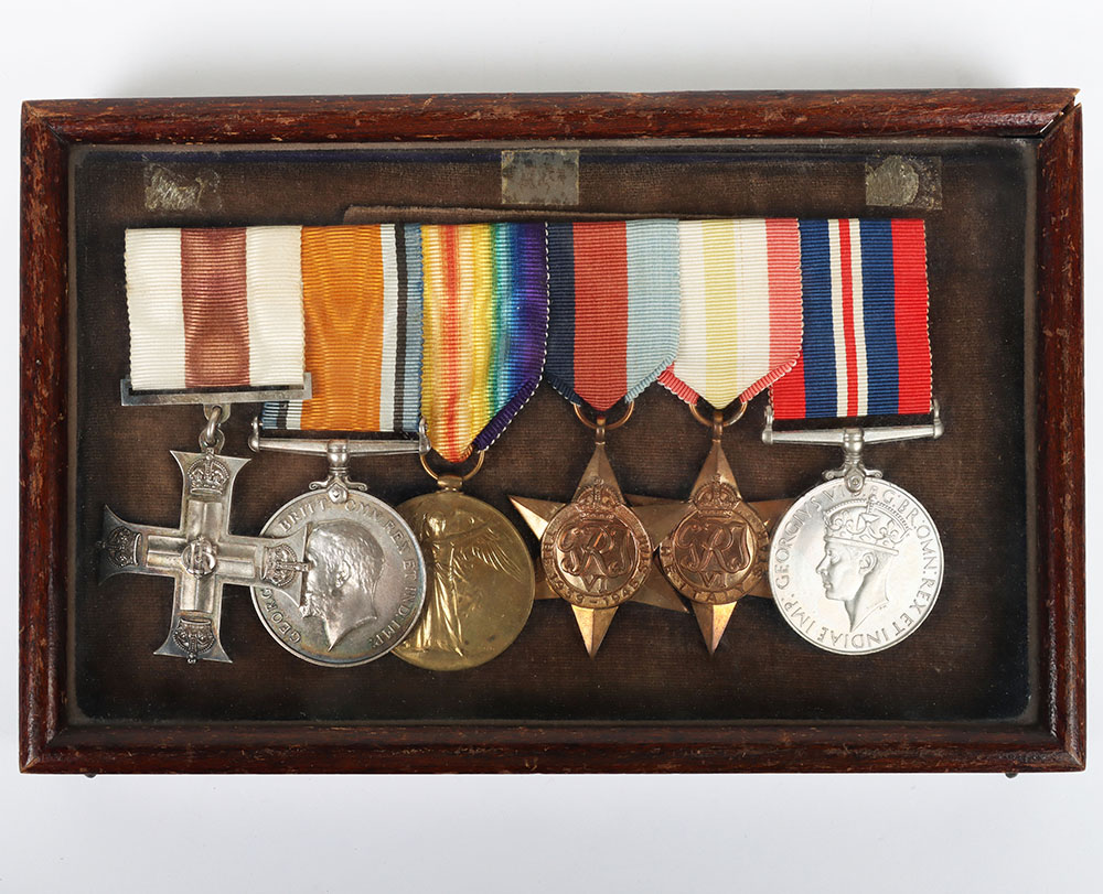 #34 – Great War Beaumont Hamel Military Cross Medal Group of Six to an Officer in the Oxfordshire and Buckinghamshire Light Infantry, Who Despite Being Wounded Stayed at his Post for Two Days