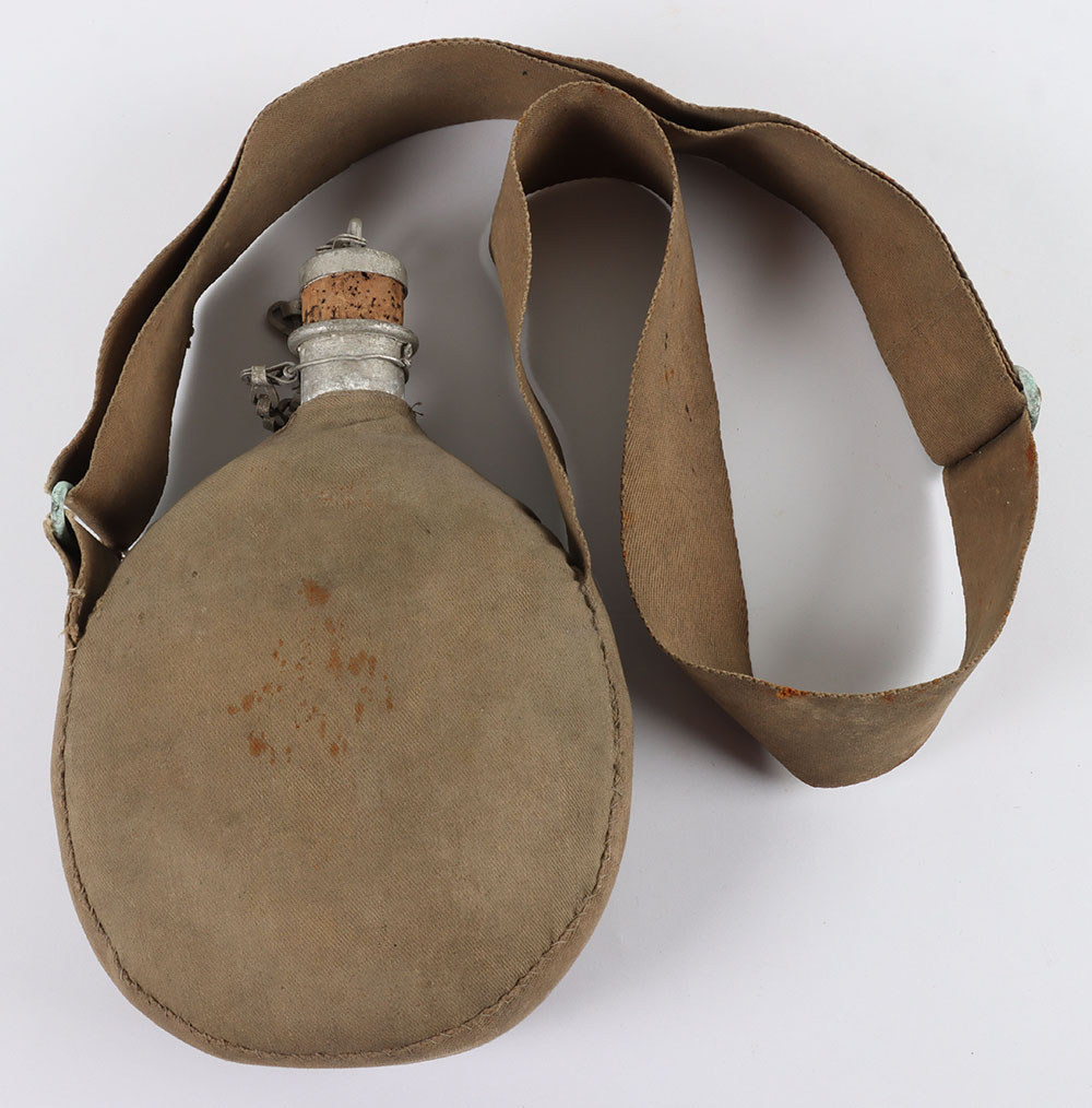 #340 – Unusual Victorian / WW1 Indian Army Water Bottle