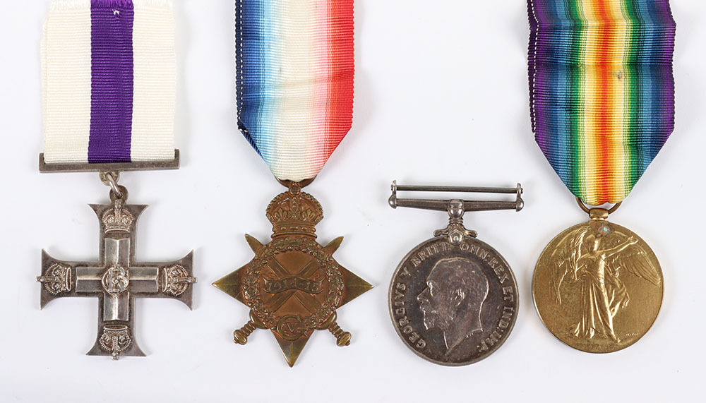 #35 – Great War Military Cross Medal Group of Four to the Seaforth Highlanders