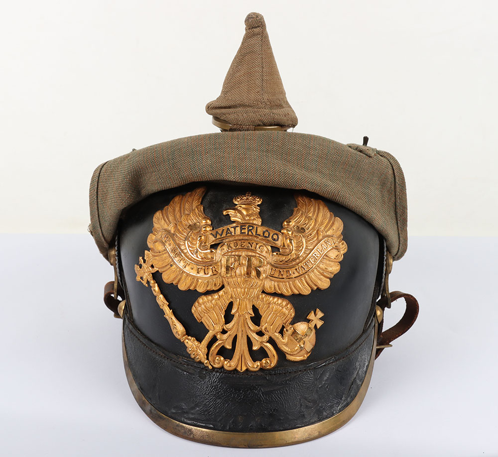 #396 – Imperial German Infantry Regiment Nr 74 (1st Hannover) Other Ranks Pickelhaube with Original Trench Cover,