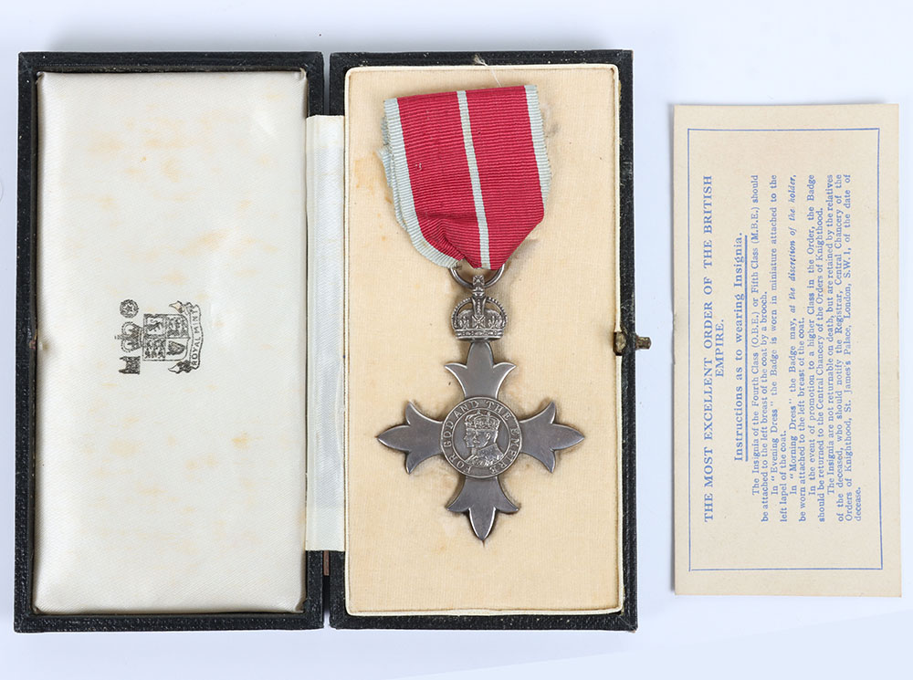 #4 – The Most Excellent Order of the British Empire (M.B.E.) Military Members 2nd Type Breast Badge