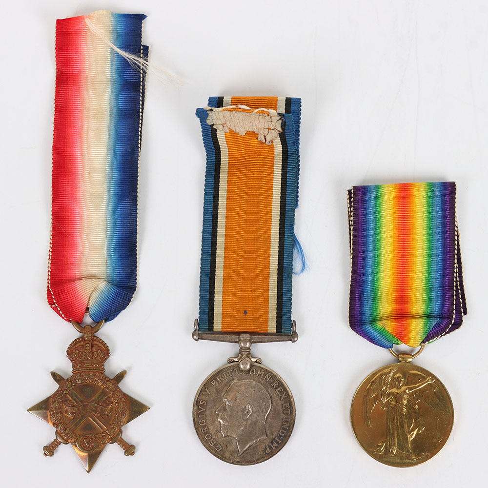 #40 – Great War 1914-15 Star Medal Trio to the Northamptonshire Yeomanry