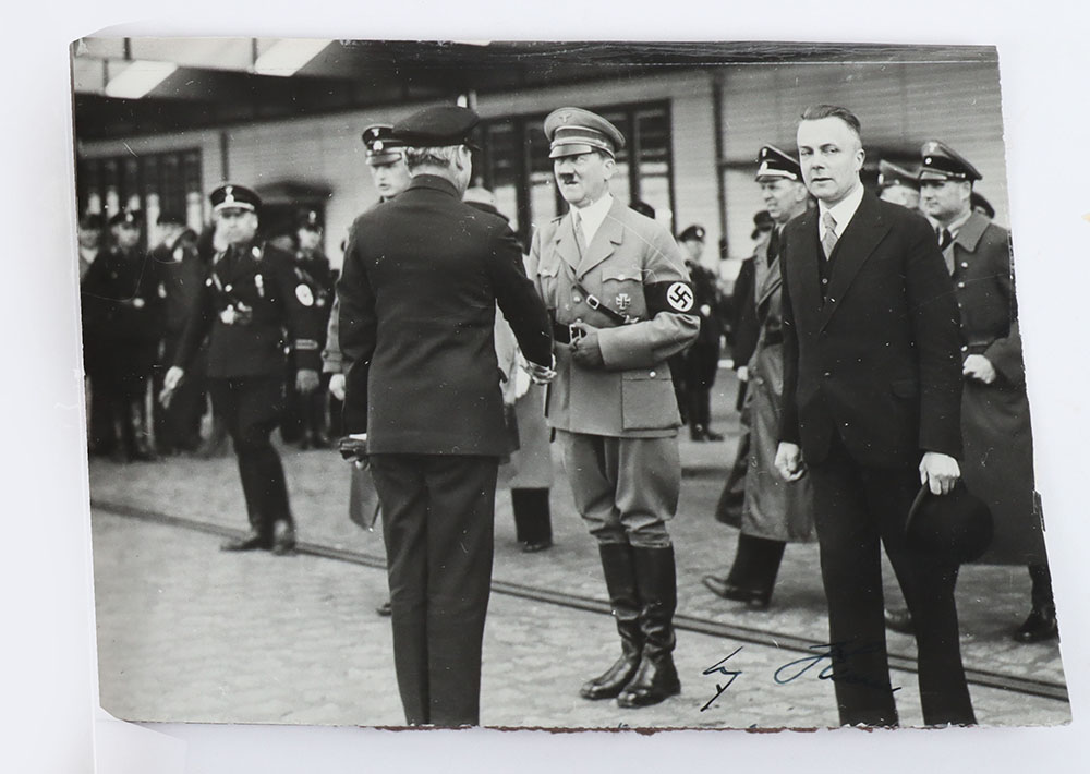 #410 – Third Reich Adolf Hitler Inked Signed Photograph