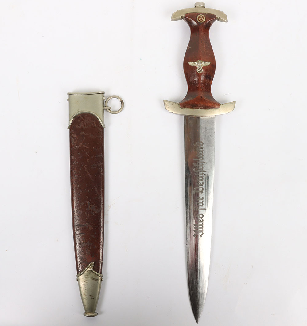 #416 – Third Reich SA (Sturmabteilung) Erased Röhm Inscription Dress Dagger by F Dick