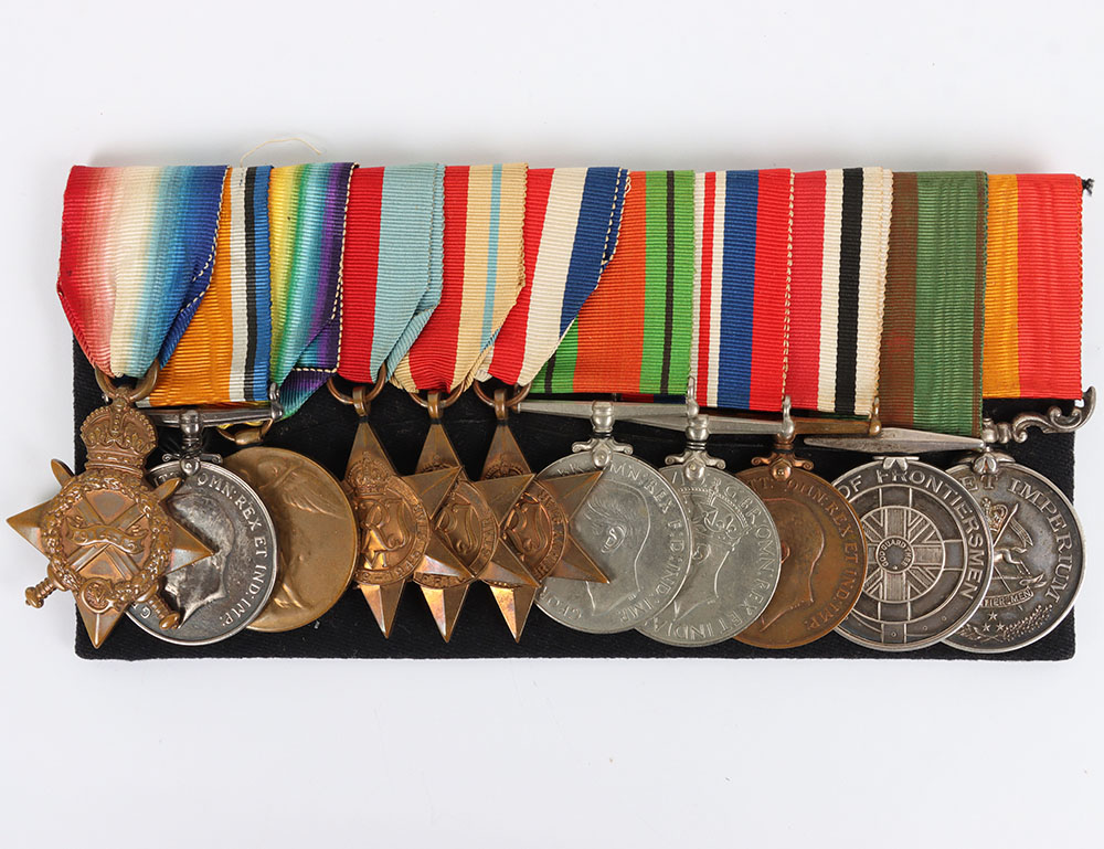 #43 – An Impressive ‘Frontiersman’ Long Service Medal Group of 11, Covering Great War Service in East Africa with Service in the Second World War and After