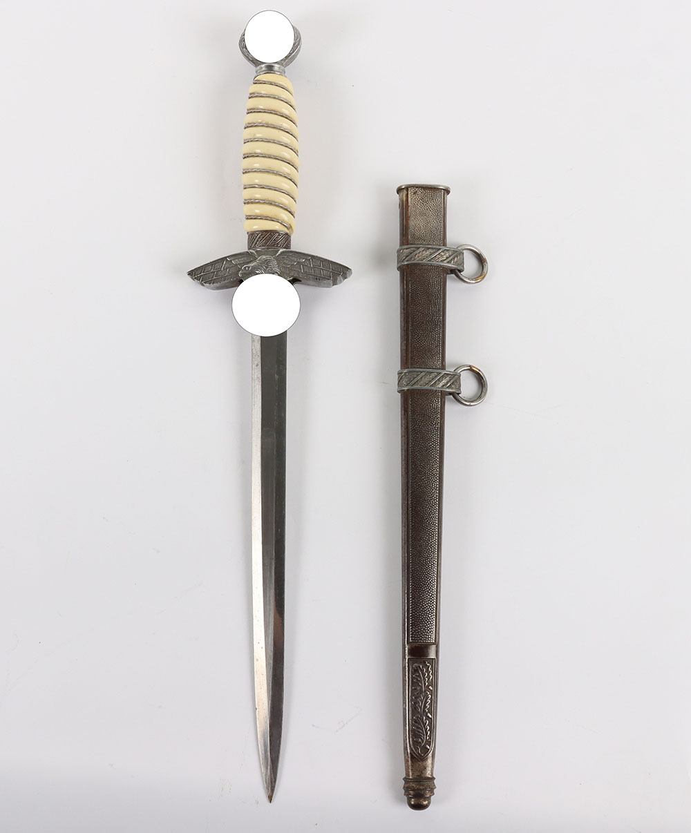 #436 – WW2 German Luftwaffe Officers 2nd Pattern Dress Dagger by F W Holler, Solingen