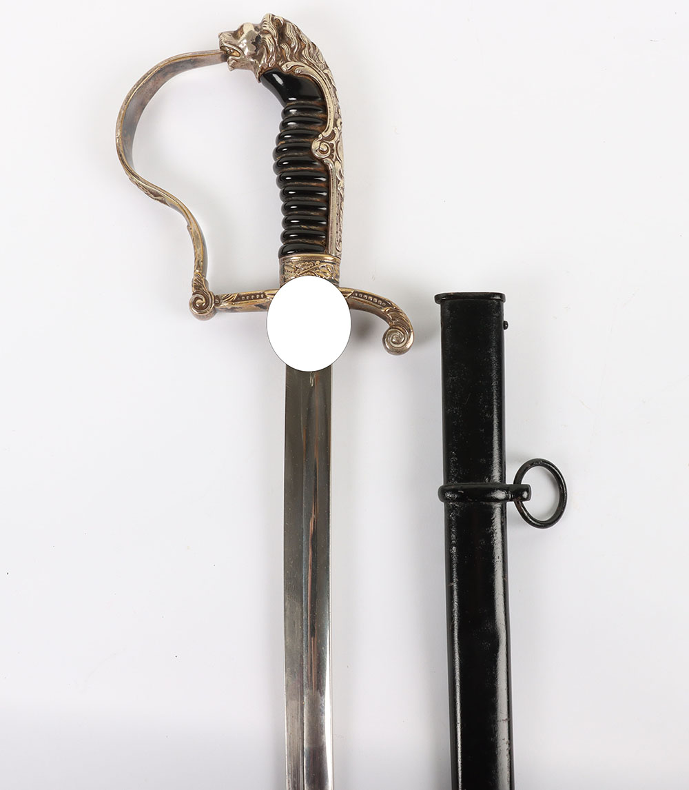 #447 – Rare Third Reich Land Customs Officials Dress Sword by WKC, Solingen