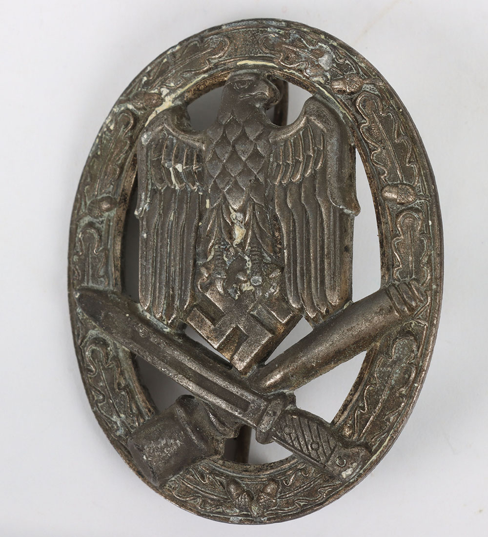 #467 – WW2 German Army / Waffen-SS General Assault Badge