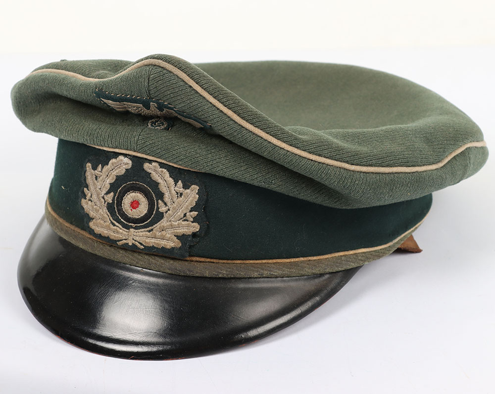 #505 – WW2 German Army Officer or NCO’s Peaked Cap