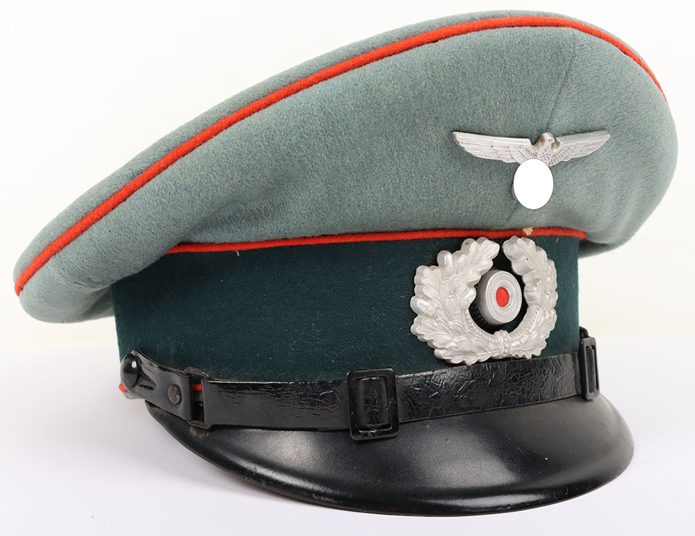 #506 – WW2 German Army Artillery NCO’s / Enlisted Mans Peaked Cap