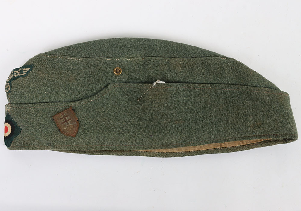 #509 – WW2 German Army (Heer) M34 Overseas Cap