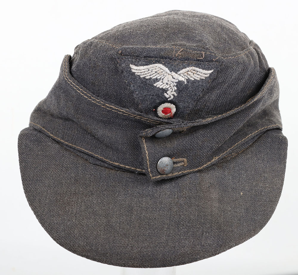 #511 – WW2 German Luftwaffe M-43 Field Cap ‘Einheitsfeldmütze’