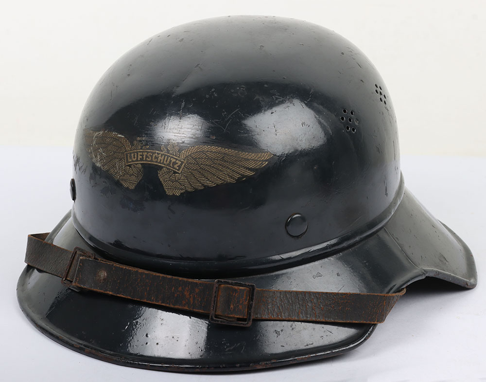 #518 – WW2 German Luftschutz Steel Helmet