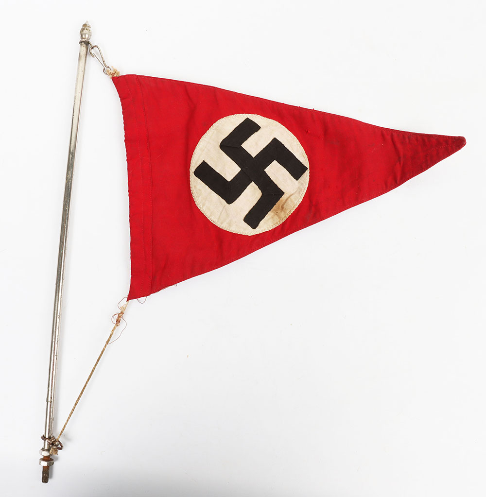 #531 – Third Reich NSDAP Car Pennant