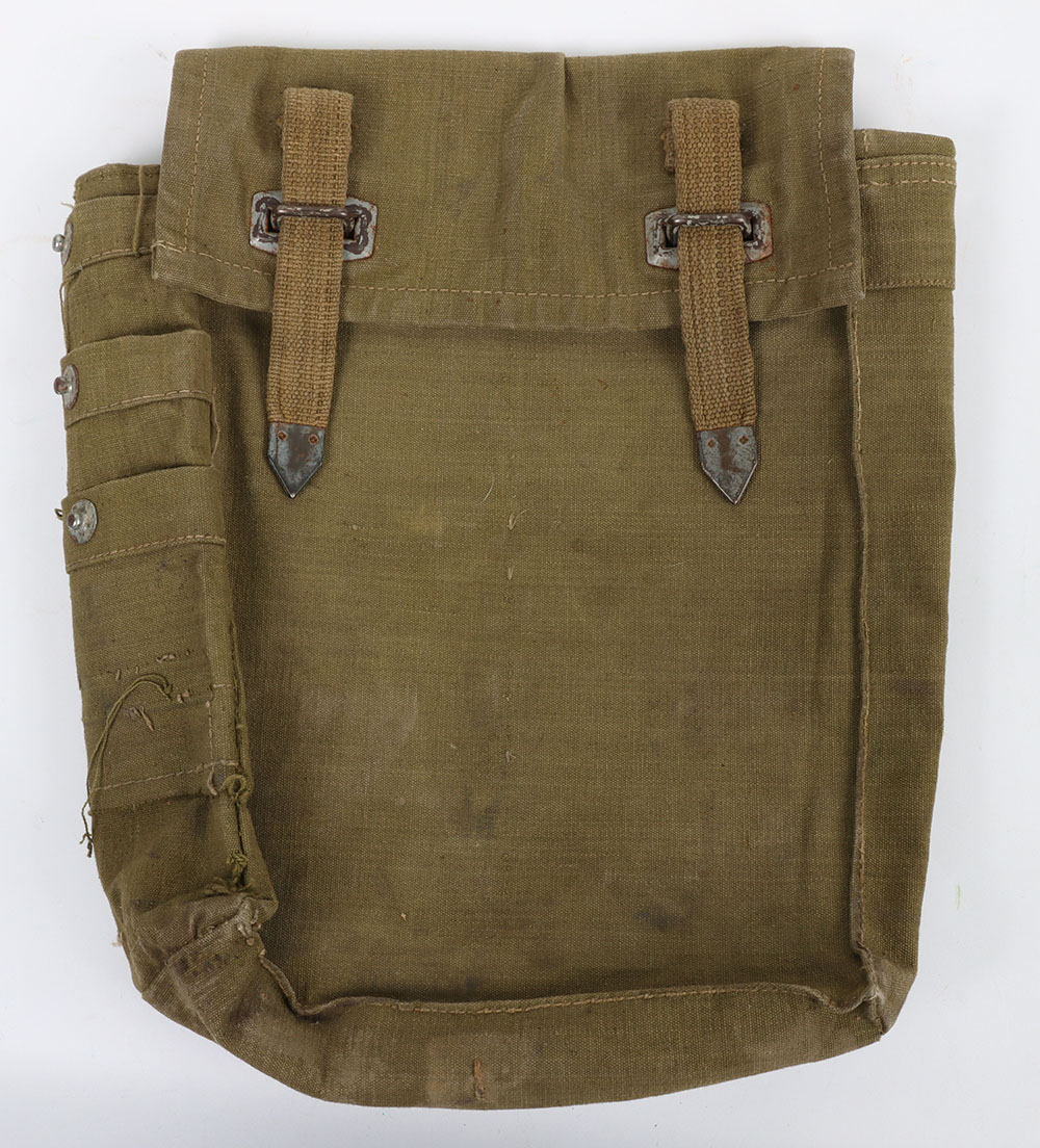 #538 – WW2 German Wehrmacht Tool / Explosives Canvas Pouch for Pioneer Troops