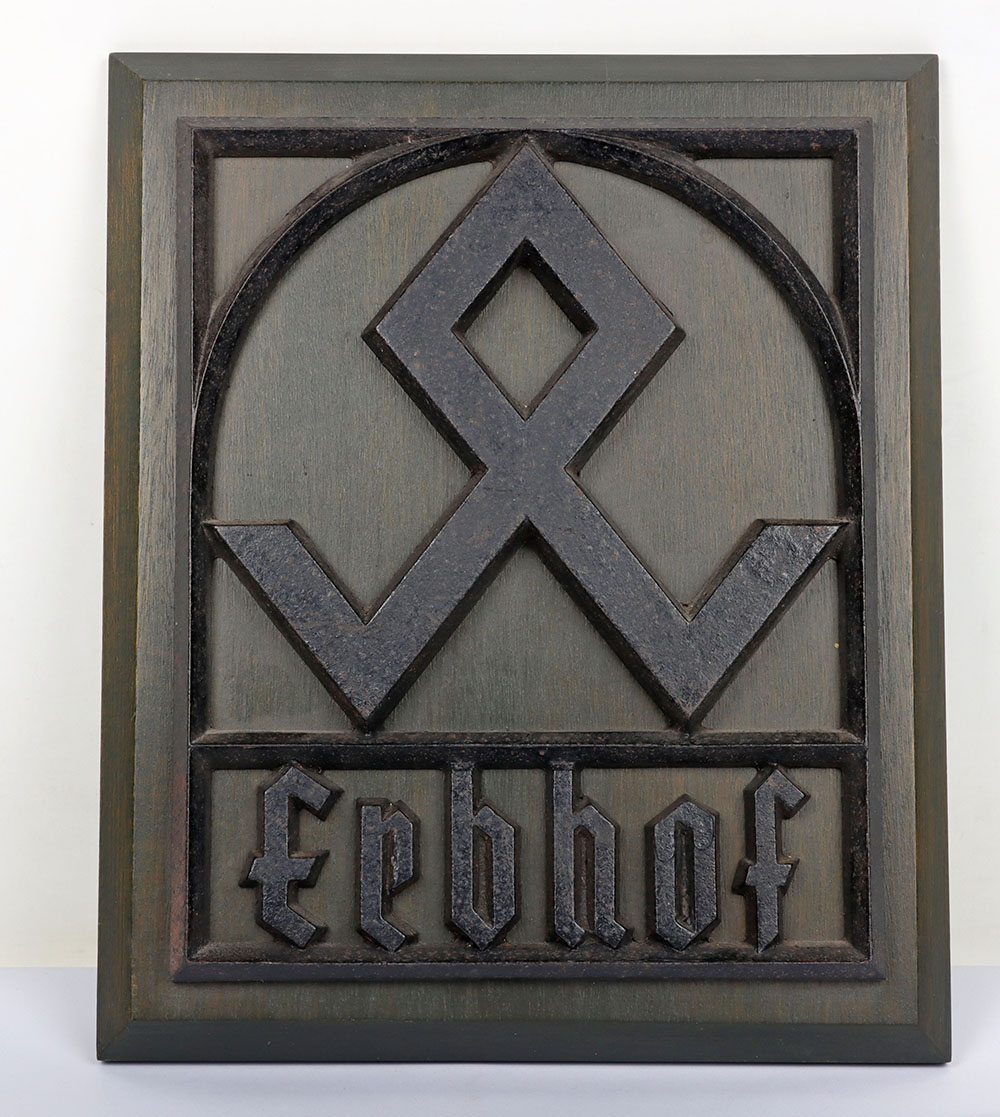 #576 – Third Reich Reichsnährstand ‘Erbhof’ Sign