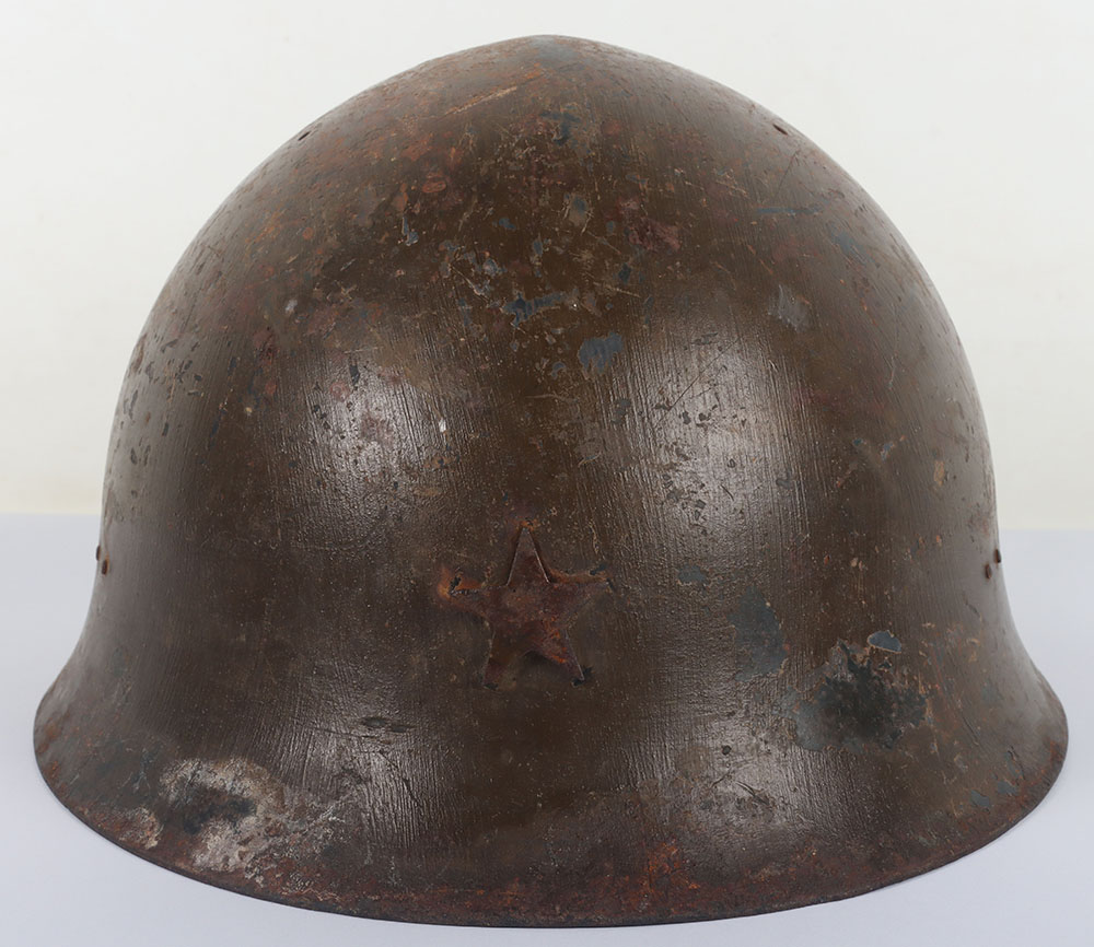 #586 – WW2 Japanese Type 90 Steel Combat Helmet