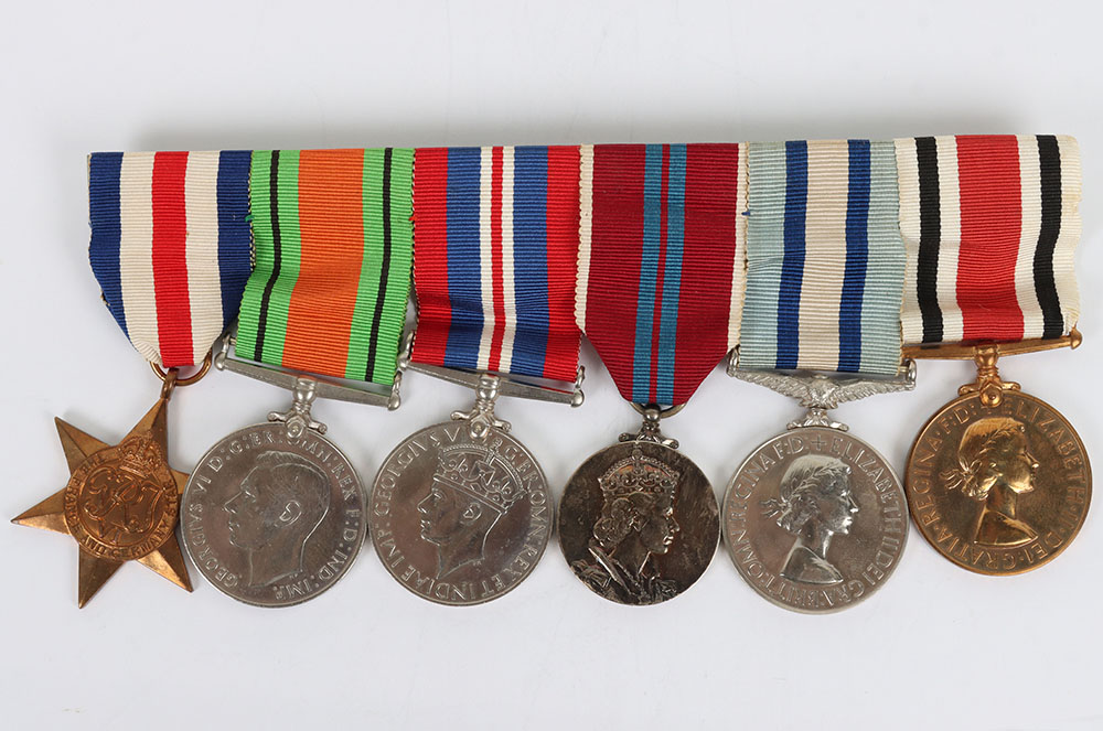 #59 – Double Long Service Medal Group of Six for Service in the Special Constabulary and the Observer Corps